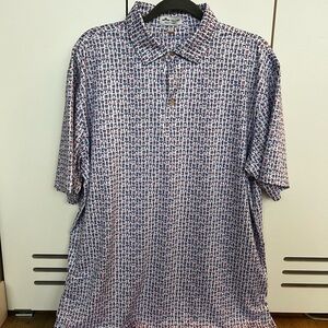 Peter Millar Blue Polo Shirt